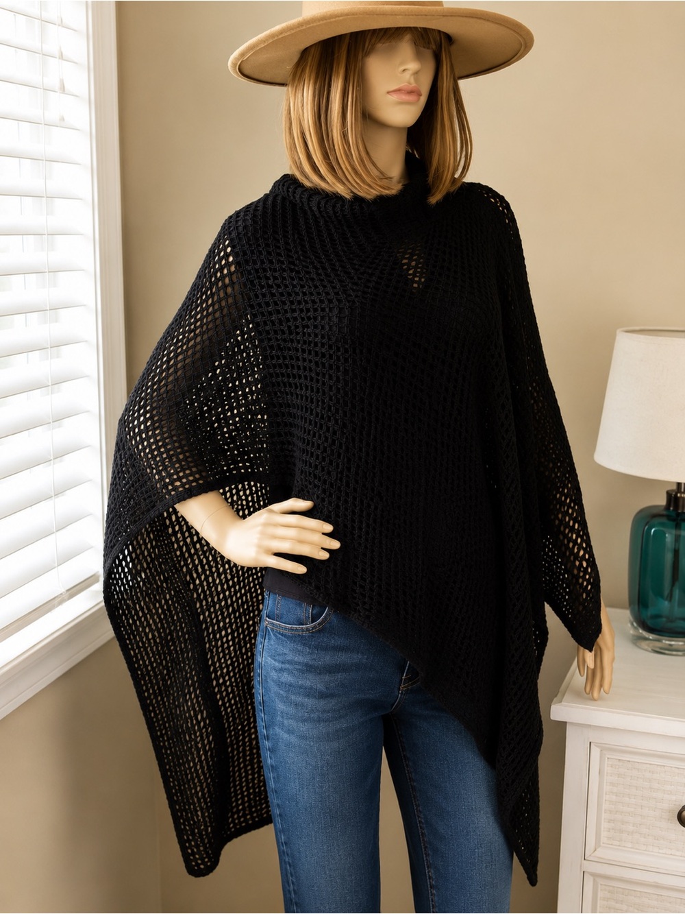 Cece Crochet Poncho by Pretty Simple